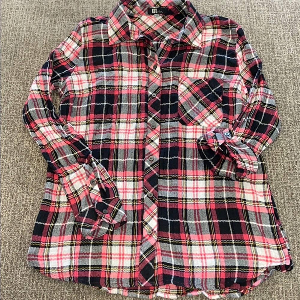 Kut From The Kloth 100% Cotton Button Up Shirt